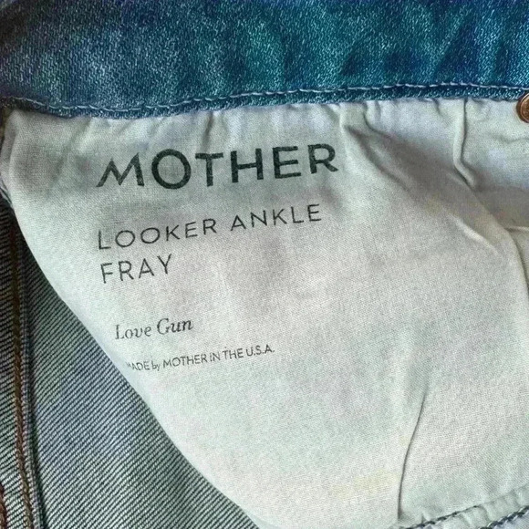 MOTHER THE LOOKER ANKLE FRAY LOVE GUN STYLE# 1431-470 & CUT# 700945 32 SOLD OUT - Picture 5 of 15